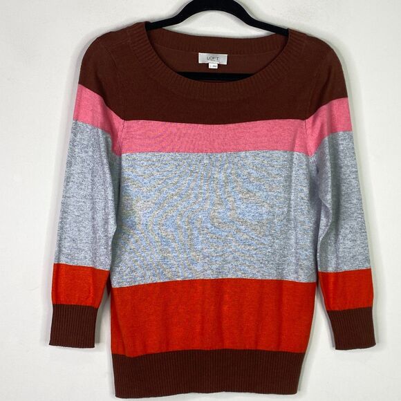 LOFT 2023 Striped Knit Sweater Women's Size Small - Picture 7 of 7